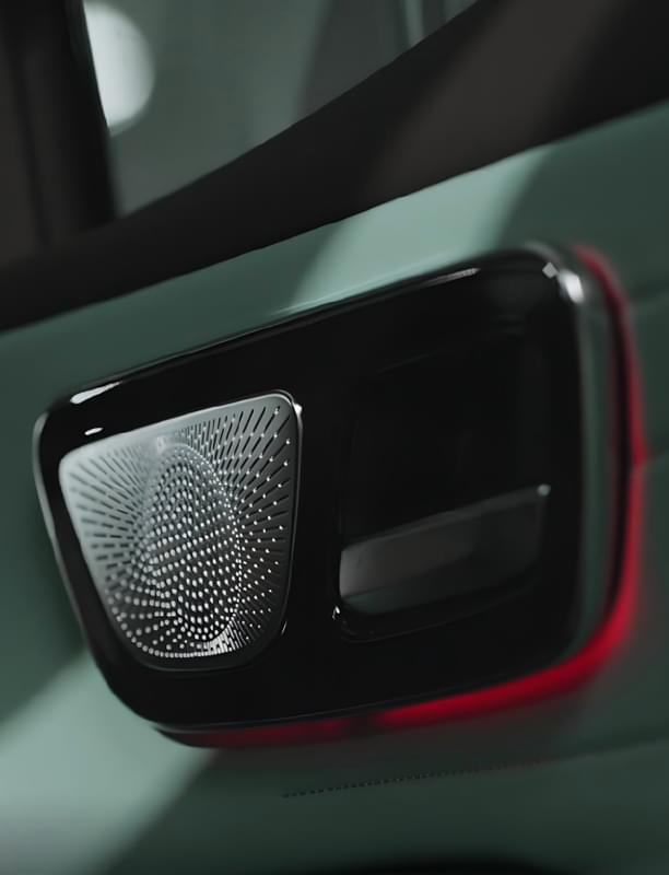 Pebble-stone Texture Speakers